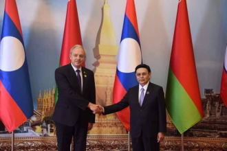 President of National Assembly Holds Bilateral Meeting with Belarus Counterpart